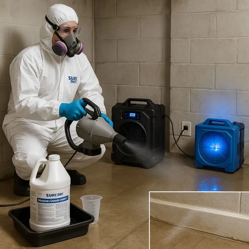Sanitization and Odor Removal process in Lake Barcroft, VA